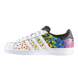 Original Adidas Official SUPERSTAR Clover Women's And Men's Skateboarding Shoes Sport Outdoor Sneakers Low Top Designer C77124