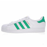 Original Adidas Official SUPERSTAR Clover Women's And Men's Skateboarding Shoes Sport Outdoor Sneakers Low Top Designer C77124