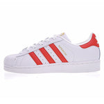 Original Adidas Official SUPERSTAR Clover Women's And Men's Skateboarding Shoes Sport Outdoor Sneakers Low Top Designer C77124