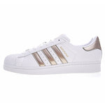 Original Adidas Official SUPERSTAR Clover Women's And Men's Skateboarding Shoes Sport Outdoor Sneakers Low Top Designer C77124
