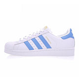 Original Adidas Official SUPERSTAR Clover Women's And Men's Skateboarding Shoes Sport Outdoor Sneakers Low Top Designer C77124