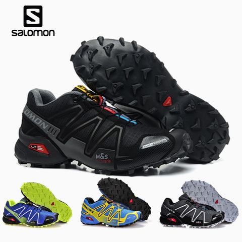 Salomon Speed Cross 3 CS Men's Outdoor shoes climbing Hiking Sport Breathable Sneakers solomon Speedcross Male zapatillas Hombre
