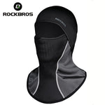 ROCKBROS Winter Cycling Cap Fleece Thermal Keep Warm Windproof Cycling Face Mask Balaclava Skiing Fishing Skating Hat Headwear