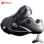 Boodun Breathable Pro Self-Locking Cycling Shoes Road Bike Bicycle Shoes Ultralight Athletic Racing Sneakers Zapatos Ciclismo