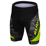 Rudy Brand Flour Yellow Pro Cycling Shorts Men 3D Anti Slip Padded Gel Cycling MTB Bike Shorts Mountain Bicycle Short Pants