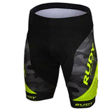 Rudy Brand Flour Yellow Pro Cycling Shorts Men 3D Anti Slip Padded Gel Cycling MTB Bike Shorts Mountain Bicycle Short Pants