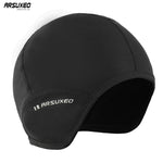 ARSUXEO Winter Fleece Cycling Caps Outdoor Sports MTB Bike Hats Snow Skull Caps Helmet Liner For Man & Woman Windproof PT03