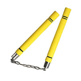 Kid Children Kung Fu Training Nunchakus Martial Arts Safety Foam Nunchakus Sponge Double Truncheon with Stainless Steel Chain