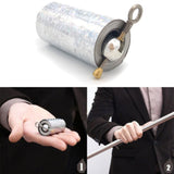 Staff Portable Martial Arts Metal Magic Pocket Bo Staff- New High Quality Pocket Outdoor Sport Stainless Steel Silver 6.076*0.9