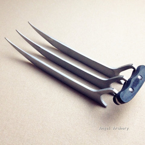 1PCS metal Wolverine Claws Wolf Claws High Quality of Refinement Cosplay Props Halloween for lovers+Necklace