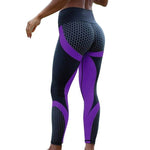 8 colors New Fitness Sport leggings Women Mesh Print High Waist Legins Femme Girls Workout Yoga Pants Push Up Elastic Slim Pants