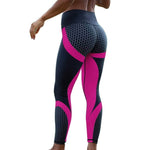 8 colors New Fitness Sport leggings Women Mesh Print High Waist Legins Femme Girls Workout Yoga Pants Push Up Elastic Slim Pants