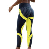 8 colors New Fitness Sport leggings Women Mesh Print High Waist Legins Femme Girls Workout Yoga Pants Push Up Elastic Slim Pants