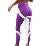 8 colors New Fitness Sport leggings Women Mesh Print High Waist Legins Femme Girls Workout Yoga Pants Push Up Elastic Slim Pants