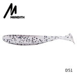 Meredith Easy Shiner Fishing Lures 50mm 75mm 100mm 130mm Wobblers Carp Fishing Soft Lures Silicone Artificial Double Color Baits