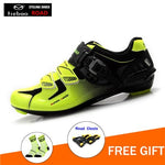 TIEBAO Men Road Cycling Shoes Ciclismo Zapatilla racing bike bicycle outdoor equipment sport sneakers triatlon sapato ciclismo