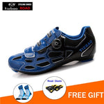 TIEBAO Men Road Cycling Shoes Ciclismo Zapatilla racing bike bicycle outdoor equipment sport sneakers triatlon sapato ciclismo