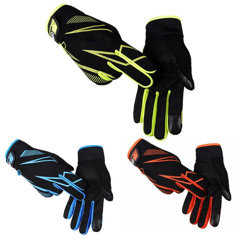 Autumn And Winter Touch Screen Gloves For Men - Cycling Anti-Skid Velvet Warm Outdoor Fitness Gloves