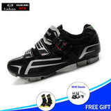 TIEBAO Cycling Shoes black Men Bicycle Mountain Bike Shoes Non-slip Self-locking Superstar mtb Shoes Sapatos ciclismo sneakers