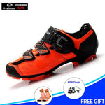 TIEBAO Cycling Shoes black Men Bicycle Mountain Bike Shoes Non-slip Self-locking Superstar mtb Shoes Sapatos ciclismo sneakers