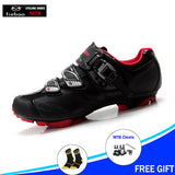 TIEBAO Cycling Shoes black Men Bicycle Mountain Bike Shoes Non-slip Self-locking Superstar mtb Shoes Sapatos ciclismo sneakers