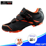 TIEBAO Cycling Shoes black Men Bicycle Mountain Bike Shoes Non-slip Self-locking Superstar mtb Shoes Sapatos ciclismo sneakers