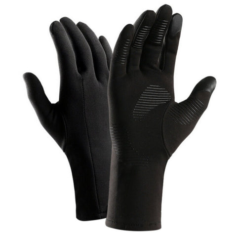 Thermal Touch Screen Women and Men Warm Winter Bike Gloves  Full Finger Cycling Gloves Windproof Long Gloves