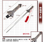 HOT Outdoor Kung Fu Tai chi extension sword Stainless steel telescopic longquan sword No edge 87.5CM 92CM