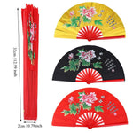 Fitness tai chi fan martial artsshirts kung fu taichi taiji performance two dragons fans